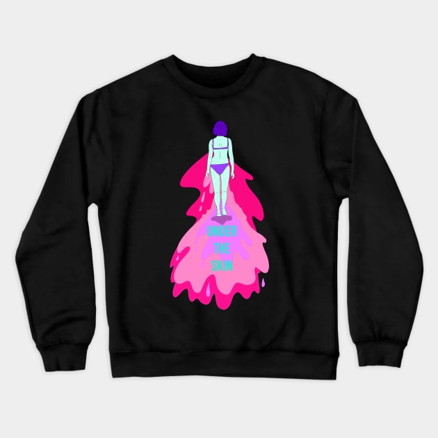 Under the Skin Crewneck Sweatshirt by SchlockHorror